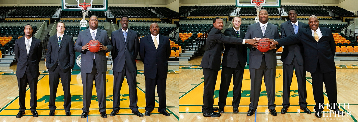NSU Mens & Womens Basketball Marketing Photo Shoot
