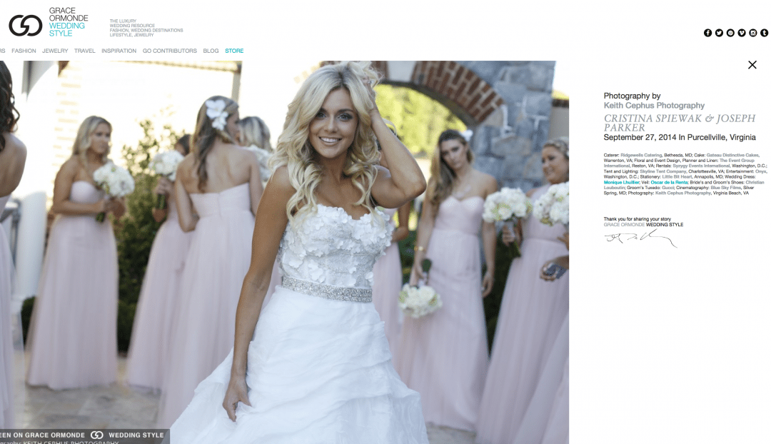 Grace Ormonde Wedding Magazine |  Cephus’ Wedding Featured in Top International Wedding and Fashion Magazine!