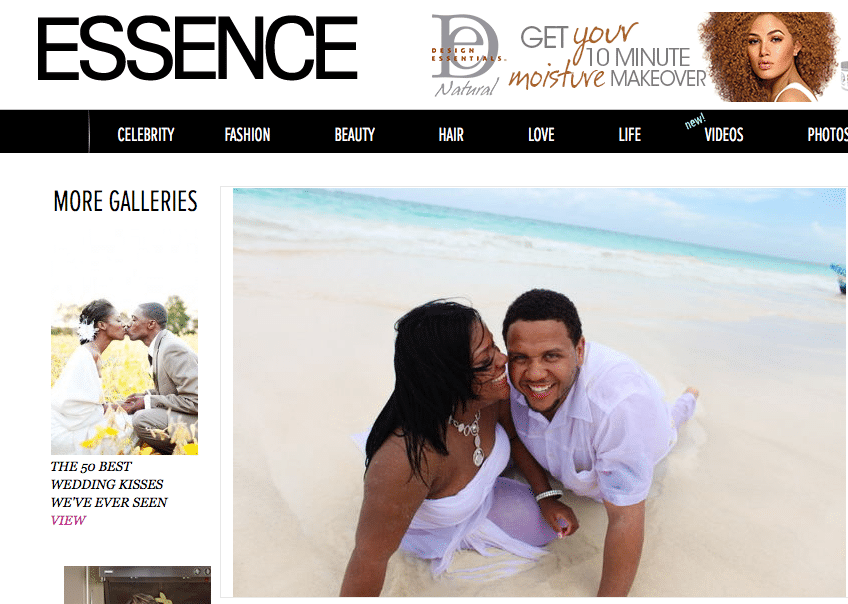 Essence Magazine Destination Wedding Photographer | Keith Cephus Photography Makes Essence “40 Most Stunning Destination Wedding Photo List!”