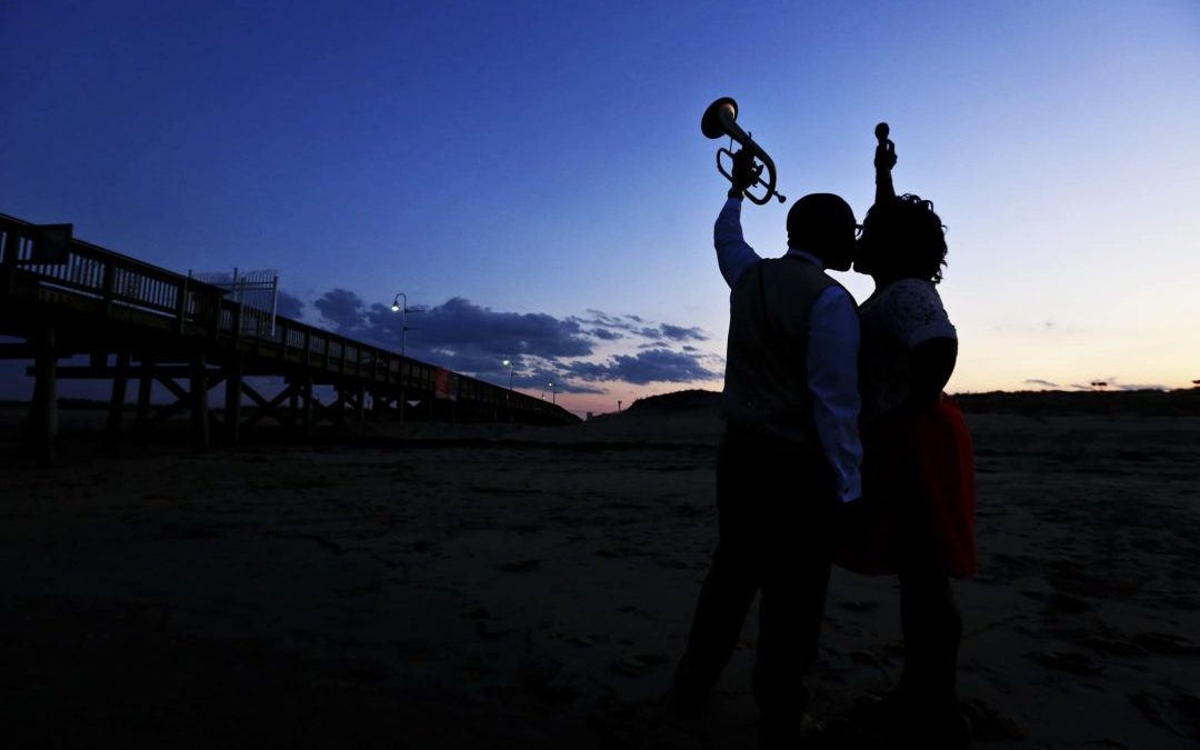 Sandbridge Virginia Wedding Photographer | Brittany and Sebren’s Engagement Session