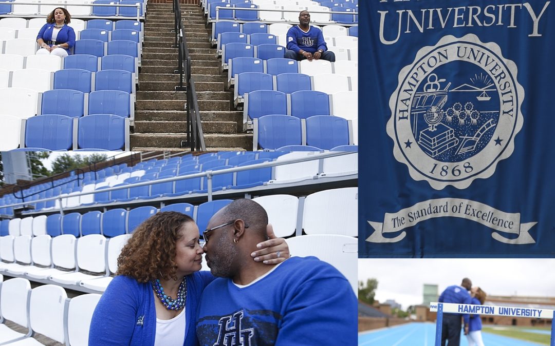 Hampton Virginia Wedding Photographer | April and Stefan’s Engagement Session at Hampton University!