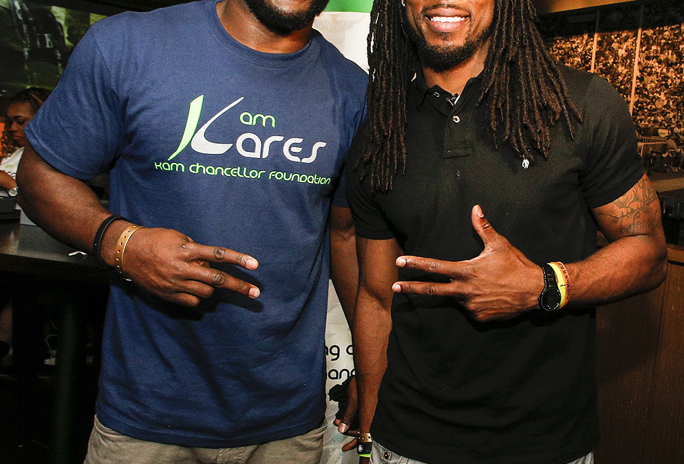 Superbowl Champs Seattle Seahawks Kam Chancellor Gives Back to the Community of Hampton Roads!